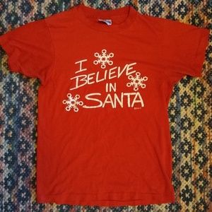Vintage "I believe in Santa" t shirt